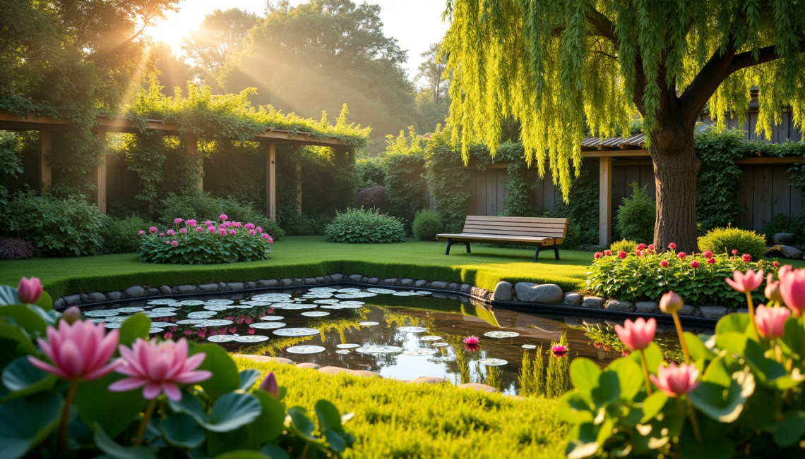 Créer un oasis énergétique dans votre jardin