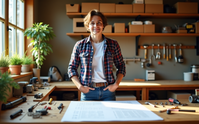 Optimisez votre espace : astuces pour un atelier maison efficace